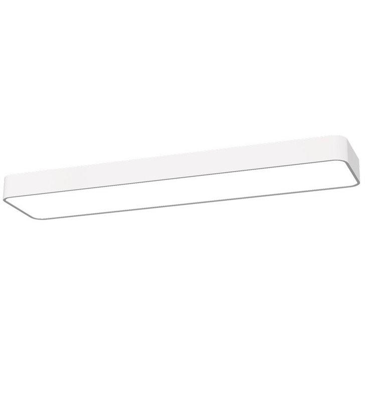 Soft White LED 60x20 biały wąski prostokątny plafon