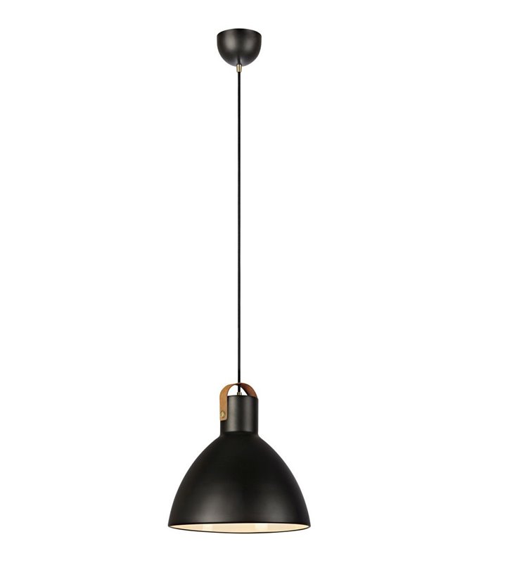 Lampa wisząca Eagle czarna metalowa w stylu szwedzkim